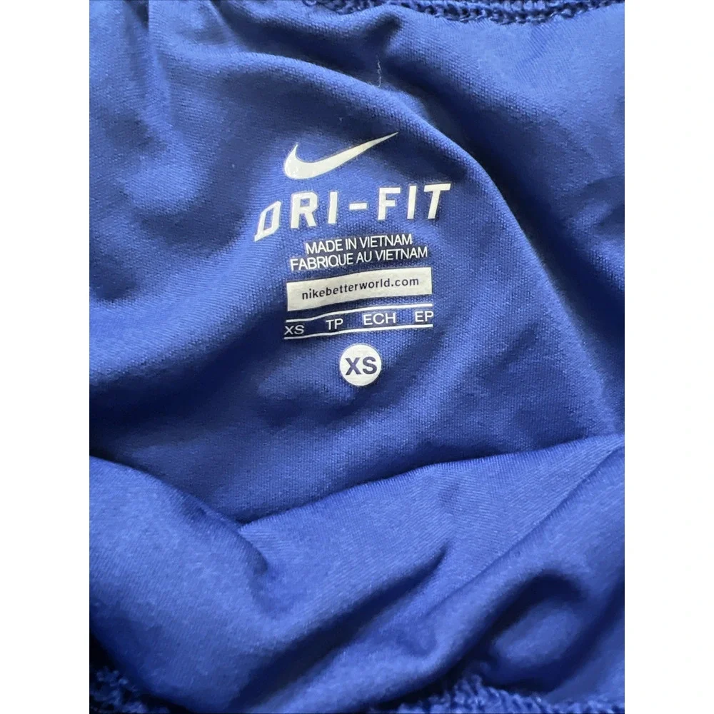 Nike Dri-FIT Women’s Blue Athletic w/Liner Shorts XS Gym Training Performance XS